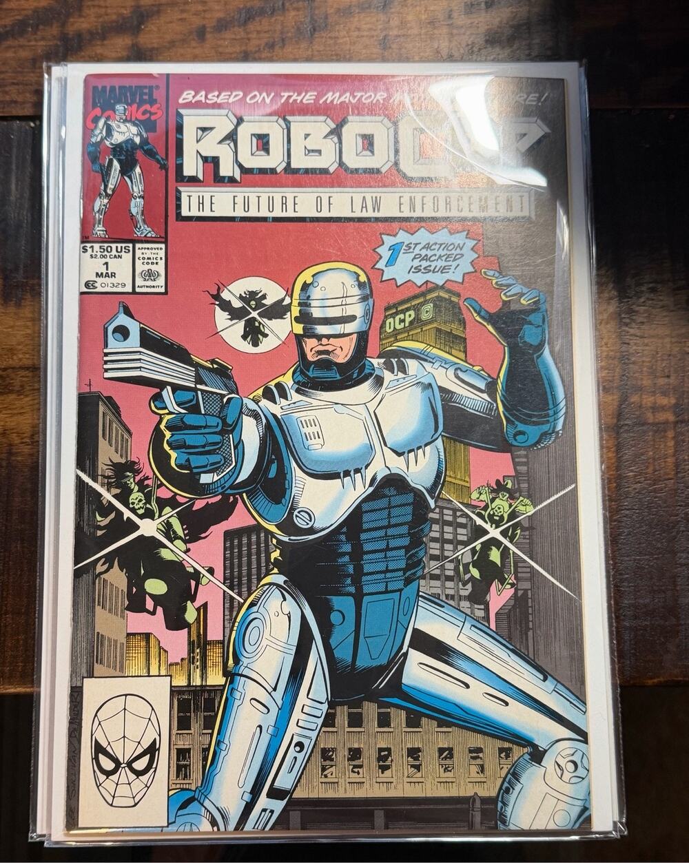 RoboCop The Future of Law Enforcement Marvel Comics March 1990 Issue